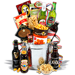 Cesta de Presente Around The World 6 Cervejas